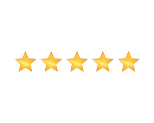 five stars rating
