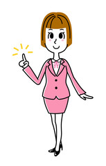 ビジネスウーマン｜チェック