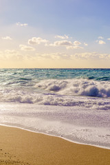 Kathisma beach in Lefkas Greece