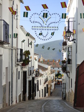 Zahara de la Sierra, pueblo  de Cádiz, Andalucía (España) situado en el centro del Parque natural Sierra de Grazalema