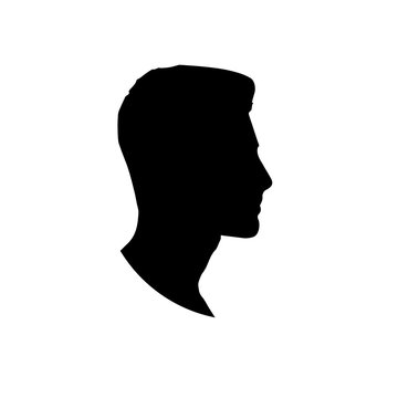 the contour of men's faces