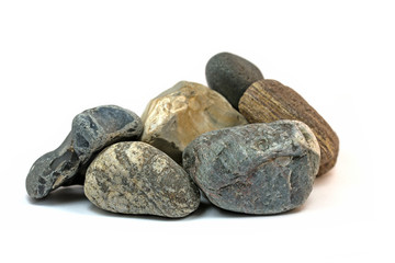 Fototapeta na wymiar Bunte Natursteine, Natural stones