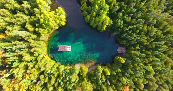 The Big Spring Kitch-iti-kipi Michigan Boat