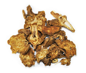 Fototapeta premium Rhizoma Ligustici, chinese herbal medicine isolated. Gao Ben