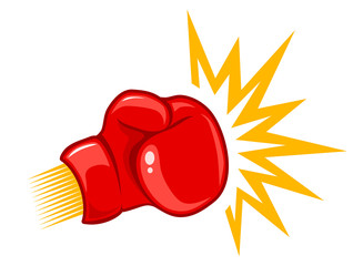 Retro logo for boxing.