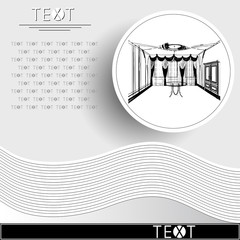 Graphic illustration with decorative architecture 17_3