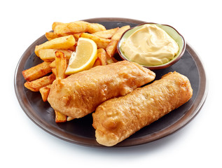 Plate of Fish and Chips