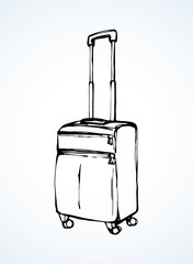 Suitcase. Vector drawing