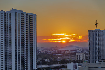 Sunset on Miami Horizon