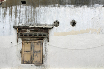 The doors and windows around Kota Lama (Old Town), Semarang, Indonesia