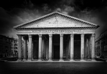 Obraz premium Pantheon at night, Rome, Italy
