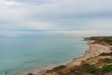 Picturesque seascape nature background