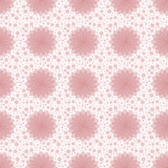 pattern floreale rosa