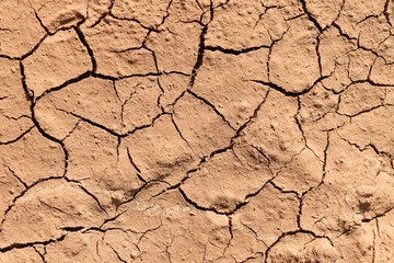 surface broken brown soil for background