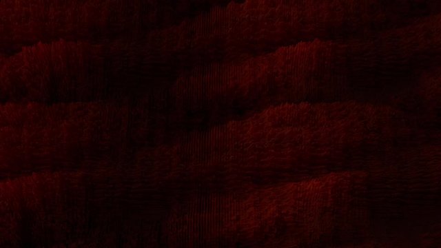 Video Flux 060: Databending TV screen pixels fluctuate with motion (Loop).