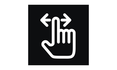 Obraz premium Vector - button - swipe - menu - navigation