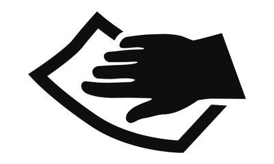 Vector - disinfection - disinfect - clean - cleaning hand - isolated