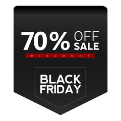 Black friday label