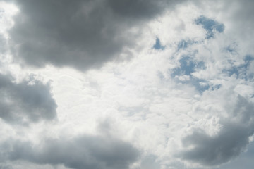 Blue sky and white clouds
