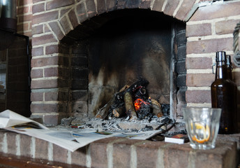 Dying fireplace