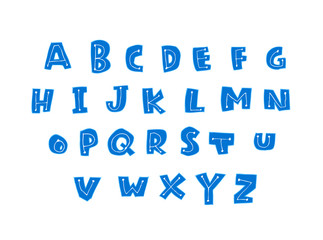 벡터 문자 / 손으로 쓴 글씨체