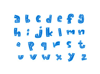 벡터 문자 / 손으로 쓴 글씨체