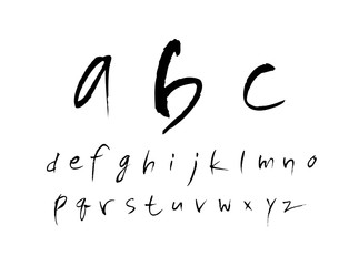 벡터 문자 / 손으로 쓴 글씨체