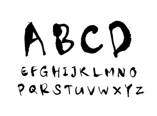 벡터 문자 / 손으로 쓴 글씨체