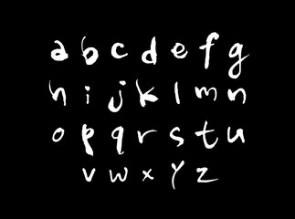 벡터 문자 / 손으로 쓴 글씨체