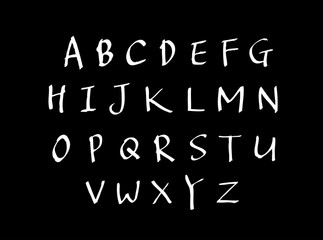 벡터 문자 / 손으로 쓴 글씨체