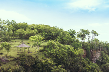 Tropical landscape. Bali island, Indonesia.