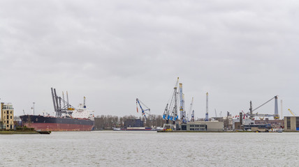 industrial harbor scenery