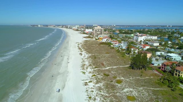 Aerial drone footage St Pete Beach Clearwater