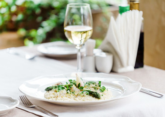 risotto with asparagus