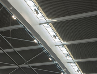 Fototapeta premium Modern industrial ceiling