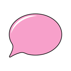 Chat icon. Dialog text