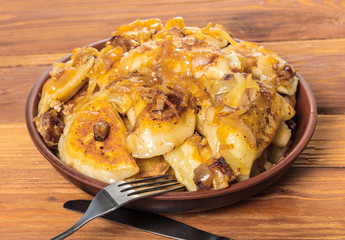 cooked dumplings