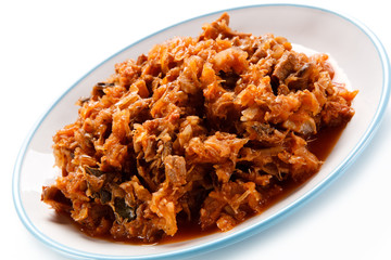 Goulash - meat and cabbage