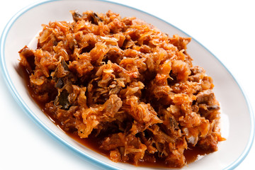 Goulash - meat and cabbage