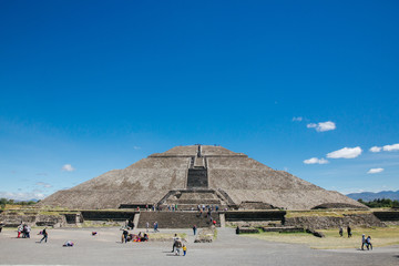 Fototapeta na wymiar Teotihuacán archeological site in Mexico
