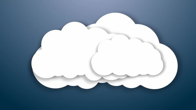Cloud. Cloud storage. Internet storage concept.