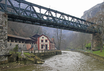 bridge over river detinja in Uzice