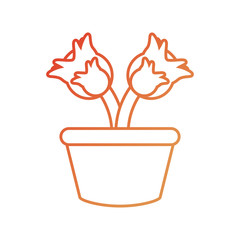 flowerpot  vector illustration