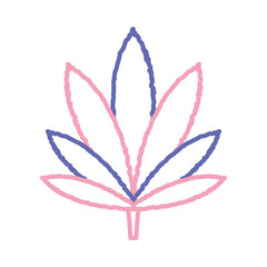 marijuana leaf  vector illustration