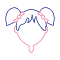 woman face  vector illustration