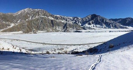 панорама Чуйского тракта, Алтай