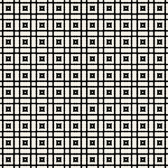Geometric pattern in repeat. Fabric print. Seamless background, mosaic ornament, ethnic style.