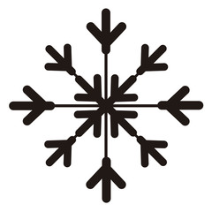 Obraz premium Isolated snowflake icon