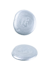 Puddle of paint isolated