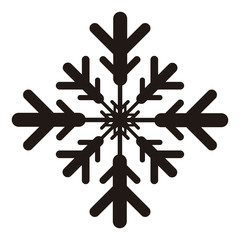 Isolated snowflake icon